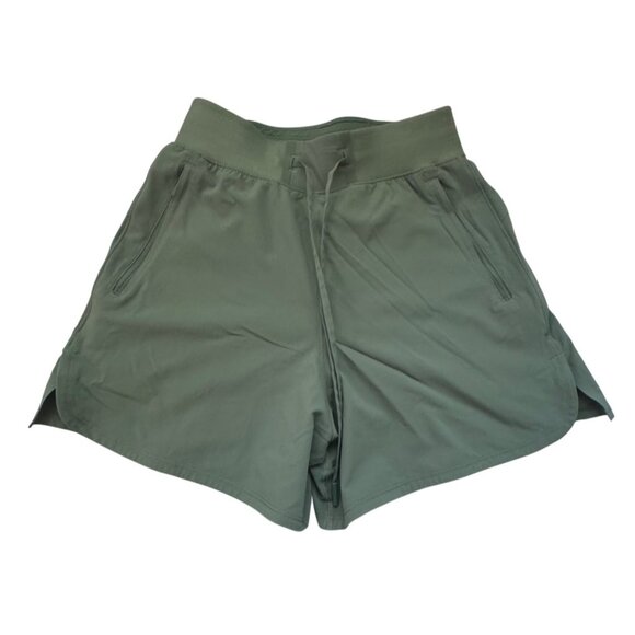 Lululemon Pants - Lululemon Womens Size 2 Green Athletic Shorts Recycled Nylon/Elastane